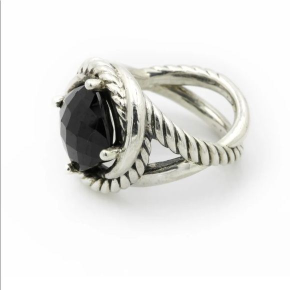 DAVID YURMAN * Black Onyx Infinity Ring - Picture 4 of 10